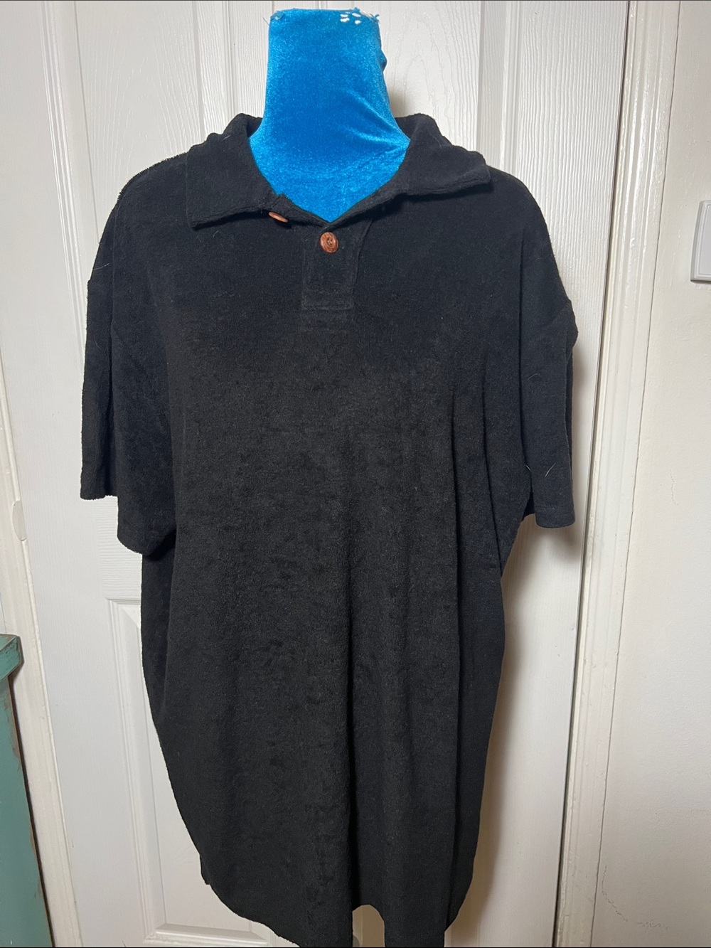 Birdwell Beach Britches Men’s Terry Polo XXXL Black